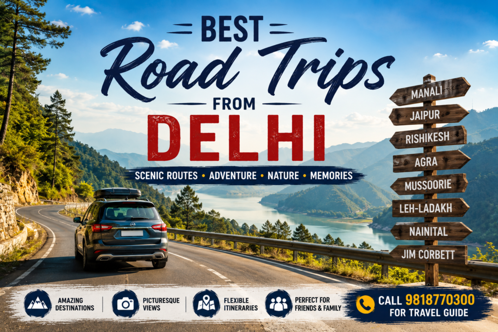 Best Road Trips from Delhi